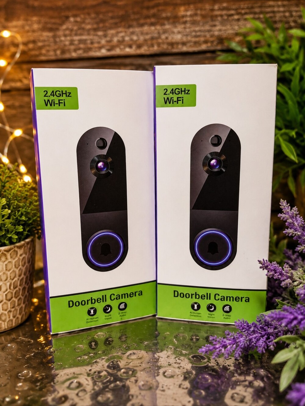 T52 WiFi Video Doorbell Camera 2.4GHz Night Vision Two-Way Talk New